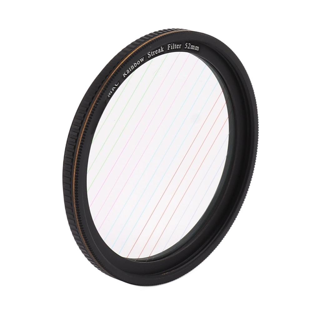 Colorful Streak Star Filter Micro SLR Camera Dot to Line Filters Special Effects Camera Filters for Night Scenes 52mm