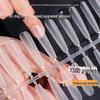Ultra-Thin Frosted Nail Stickers: Full & Half Styles, Traceless, Extra Long, No Grinding Needed