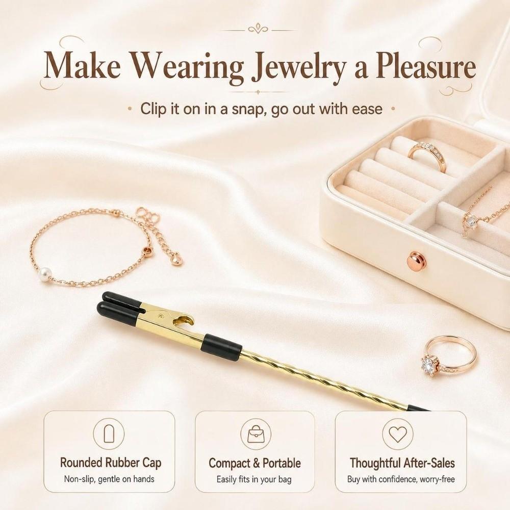 1Pc Metal Bracelet Fastening Tool Twisted Jewelry Wearing Helper DIY Jewelry Wearing Helper