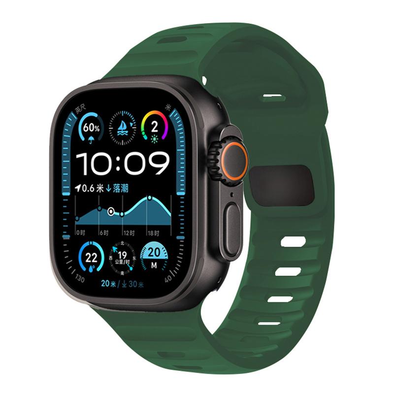 Armband für Apple Watch Band 44mm 49mm 45mm 46 42mm 40mm 41mm Sport Silikonarmband correa iwatch Serie 7 6 3 se 8 9 10 ultra 2