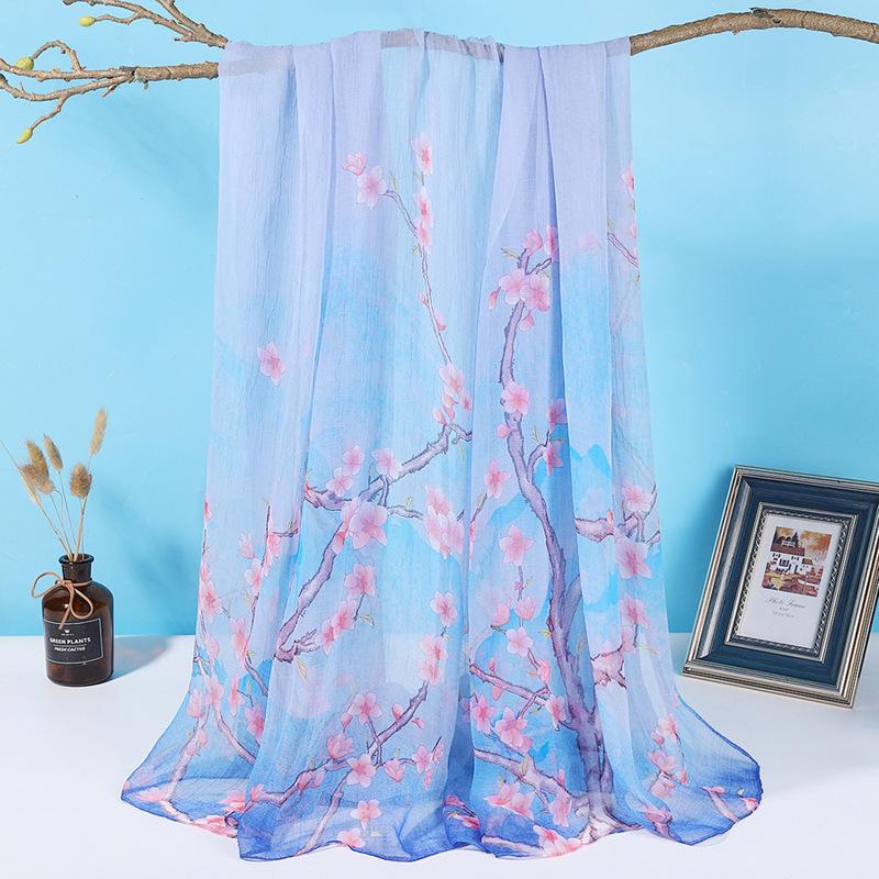 

Fashionable women s summer new silk crocodile wrinkle scarf, elegant travel beach scarf, sun protection shawl, versatile scarf 140*180cm