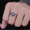 Vintage Augenöffnungsring für Männer und Frauen, Stilvolles und personalisiertes Punk-Stil Handgefertigtes Geschenk