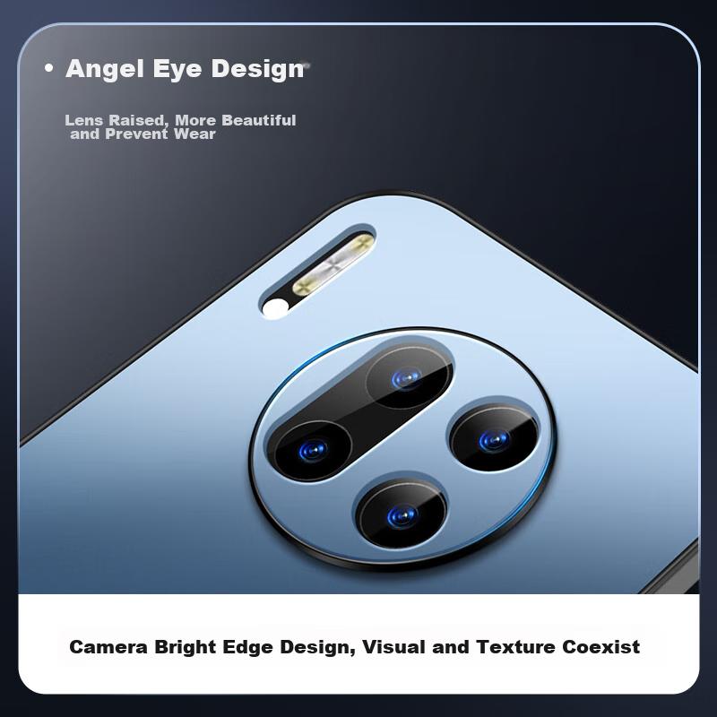 Huawei Mate30 Pro Phone Case, Mate30 E Pro Protective Cover, AG Frosted Full Coverage, Real Machine Feel, Simple Luxury Anti-Dropn, Graphite Black