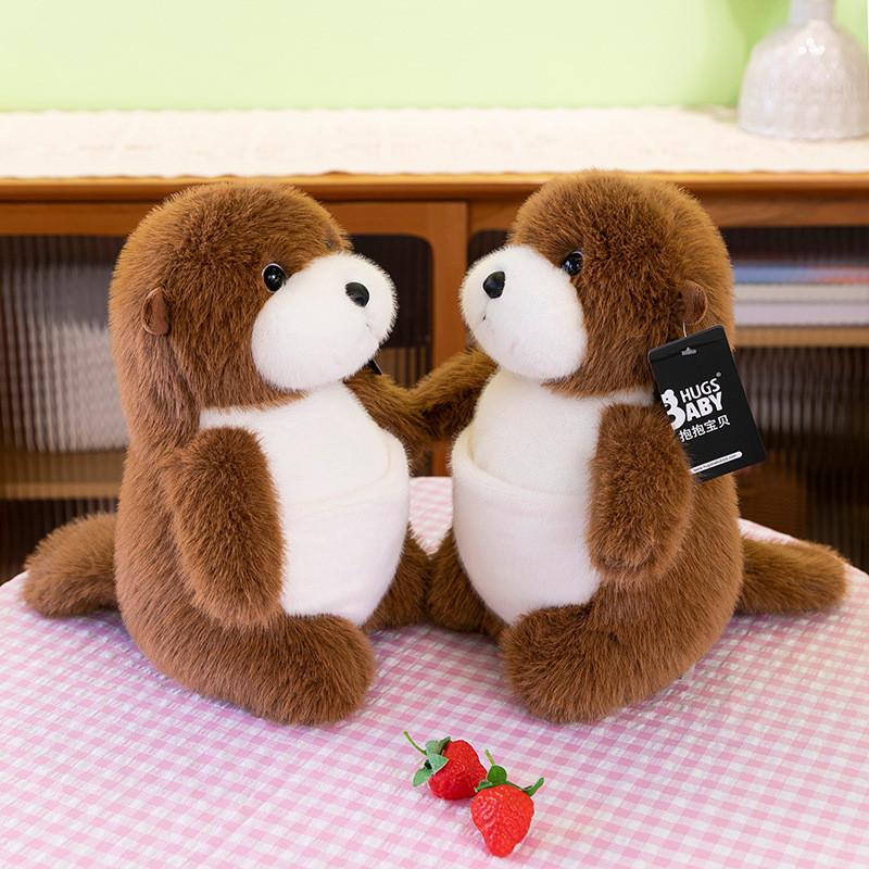 Otter Plush Cartoon Toy Dolls Room Decoration Ornaments Children Gift Festivals