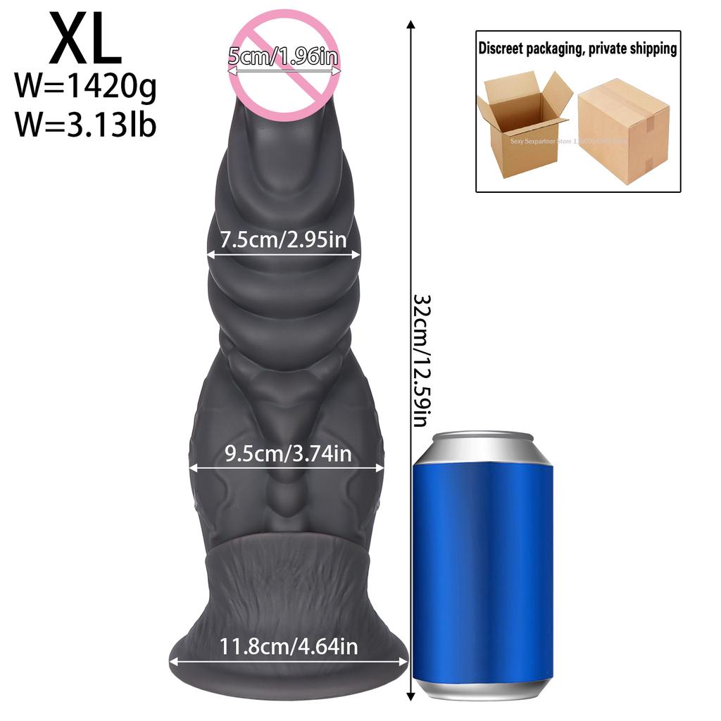 Huge Anal Plug Knot Dilator Prostate Massager G Spot Clitoris Stimulator Big Butt Plug Large Anal Training Expansion Adult Sex Toy for Women Men Gay