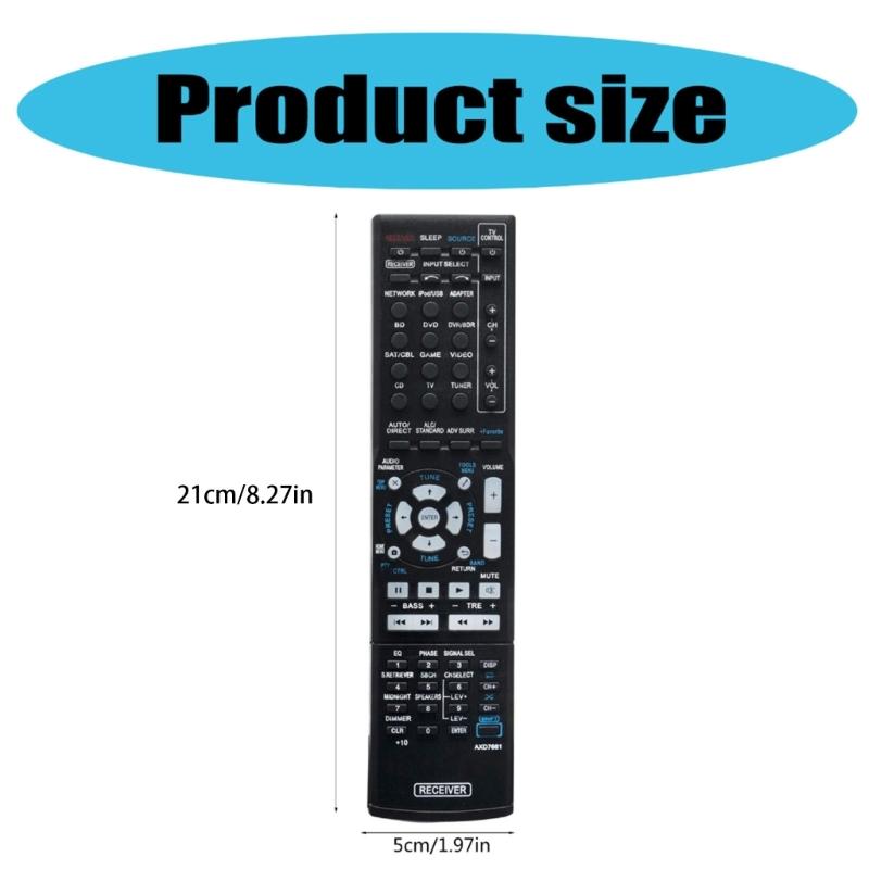 AXD7661 Replacement Remote Control Receiver Replacement for VSX-822 VSX-1022-K VSX822 VSX1022 VSX-1022 VSX-822-K VSX822K