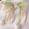 Elegant Tulip Flower Hair Clips for Women Handmade Fabric Bow Hair Claw Barrettes Headwear Korean Hair Accessories