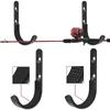 Rod Rack Stainless Steels Fishing Pole Hooks Rack Holder Wall Mount Hangers Multifunctional Storage Rack Stand Hook