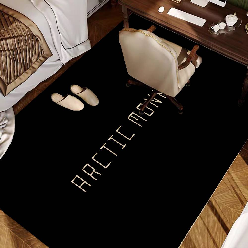 Vintage A-Arctic M-Monkeys Rock Band Room Mats Cheaper Anti-slip Modern Living Room Balcony Printed Welcome Rug
