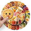 60 Waterproof Abstract Food Emoji Stickers - Fun Vegetables & Fruits for DIY Phone Cases