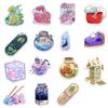 40pcs Cartoon Milk Tea Cup Cartoon Graffiti Stickers DIY Phone Guitar Laptop Notebook Suitcase Cup Waterproof Sticker Kids Toys