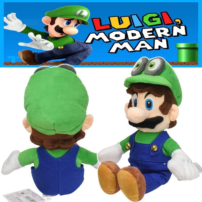 Super Mario Plush Toy Soft And Cuddly Luigi Stuffed Animal For Kids And Collectors 19x16x21cm