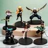 Demon Slayer Kimetsu No Yaiba Anime Figure Toy Uzui Tengen Tokitou Muichirou Nezuko Kamado Tanjiro Kamado PVC Model Dolls Gifts