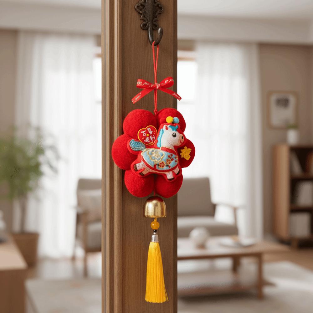 Chinese Zodiac New Year Decoration Handmade Plush Decoration  Atmosphere Decoration