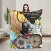 Carl Jung Quote Flannel Blankets  Soft Durable Throw Blanket for Outdoor Picnic Funny Bedspread Sofa Bed Cover