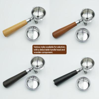 Vintage Coffee Machine Part Wood Handle Suitable for 58mm Espresso Machines Ensuring Safe Use and Easy Maintenance
