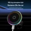 Adjustable LED Magnetic Wireless Car Charger for iPhone 15 Holder