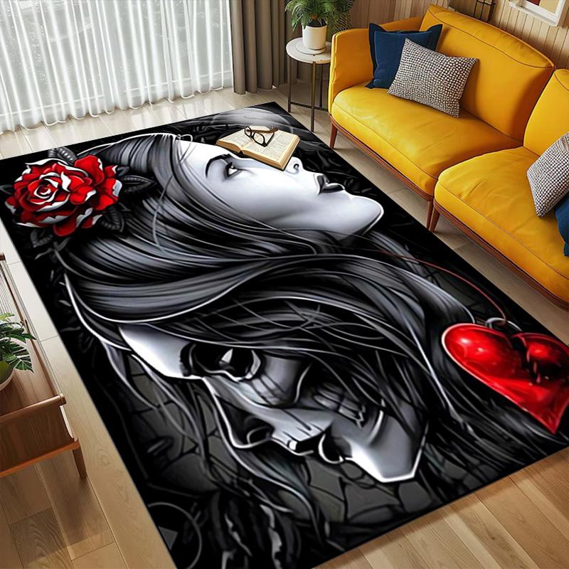 Day Dead Living Room Nonslip Area Rug Soft Carpet For Bedroom Game Playroom Sofa Office Home Decor Doormat Christmas Gift C9302124