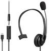 Over Ear Design Overhead Headset Noise Cancelling Unilateral Call Earphones Walkie Talkie Headset
