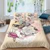Red Rose King Queen Duvet Cover Romantic Flower Bedding Set Valentine's Day Quilt Cover Couples Floral Polyester Comforter Cover