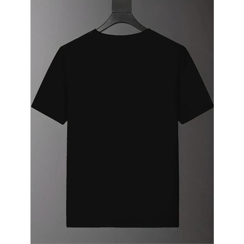 Casual Short-Sleeve T-Shirt with Cartoon Chicken Print, Suitable for Both Men Perfect for Everyday Street Fashion in Summer