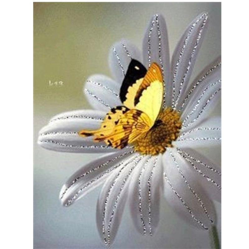 5D DIY Diamond Painting Butterfly Cross Stitch Animals Diamond Mosaic Full Round Layout Picture Of Rhinestones Home Decor