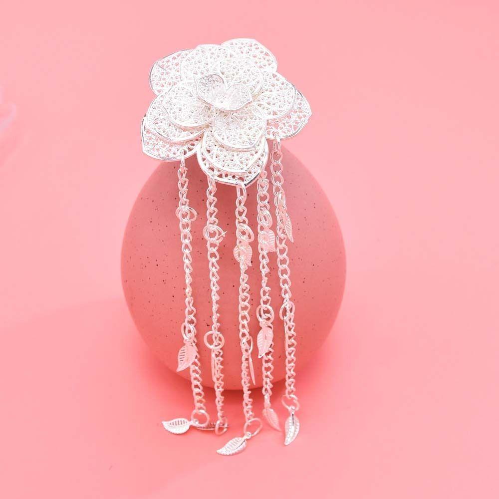 Hanging Tassels Thai Ethnic Hair Fork Lightweight Ethnic Hair Bun Accessory Women Hair Accessories