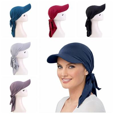 Sombreros de Sol para Protegerse del Sol Gorra de Béisbol de Color Sólido Sombrero Turbante Clásico Protección Solar