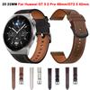 Leather Watchband Bracelet For Huawei GT3 Watch Strap GT 3 2/GT2 Pro 42mm 46mm Correa Smartwatch 20 22mm Replacement Bands