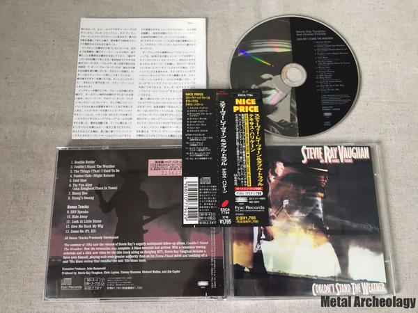 

CD STEVIE RAY VAUGHAN & DOUBLE TROUBLE - Couldn t Stand The Weather ESCA7794 Epic 1999 Japan Rock Used