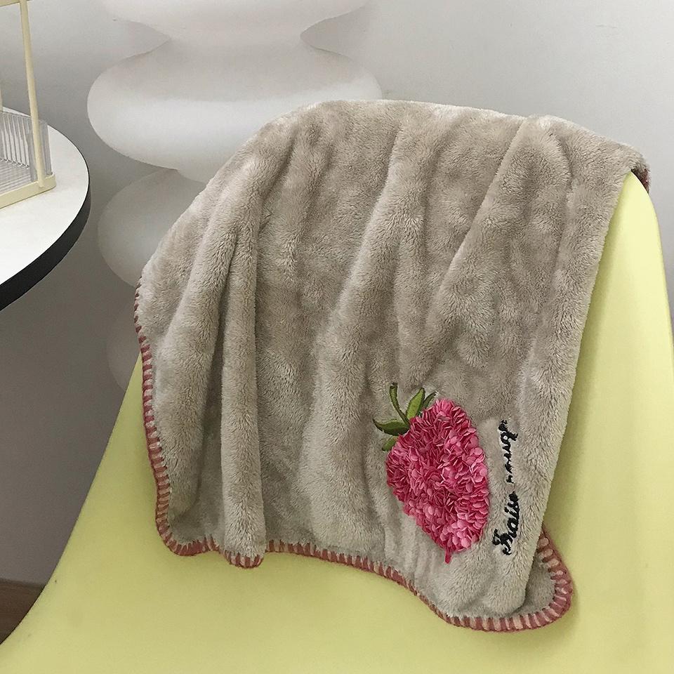Ins High-appearance-value Couple Bath Towel and Towel In Princess Style Coral Fleece Absorbent Quick-drying for Home Bathing
