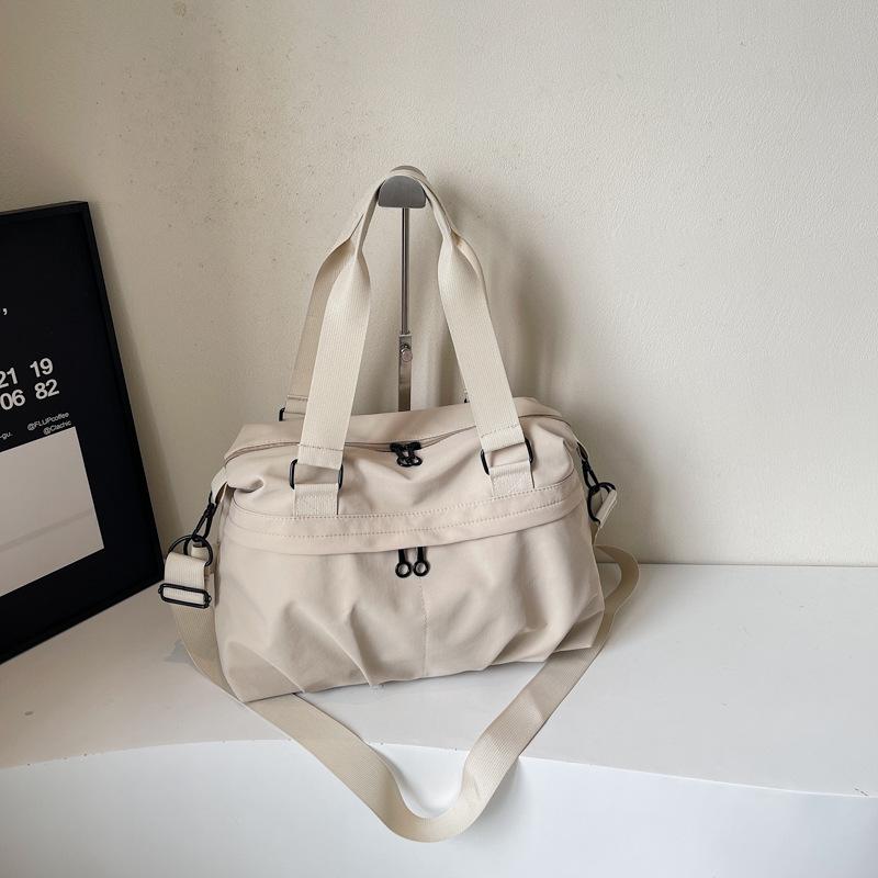 Large-capacity Casual Canvas Travel Bag for Men and Women, New Short-distance Business Trip Duffel Bag, Shoulder Crossbody Swimming Training Bag