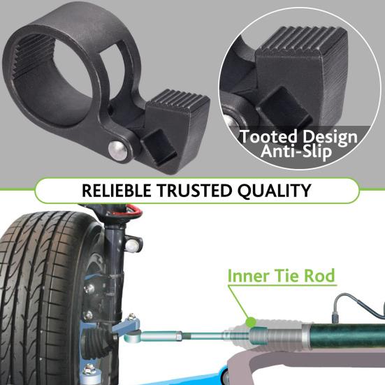 Universal Inner Tie Rod Hex Wrench Repair Removal Tool Compact Portable Easy To Use Car Truck Vehicle Inner Tie Rod Removal Tool