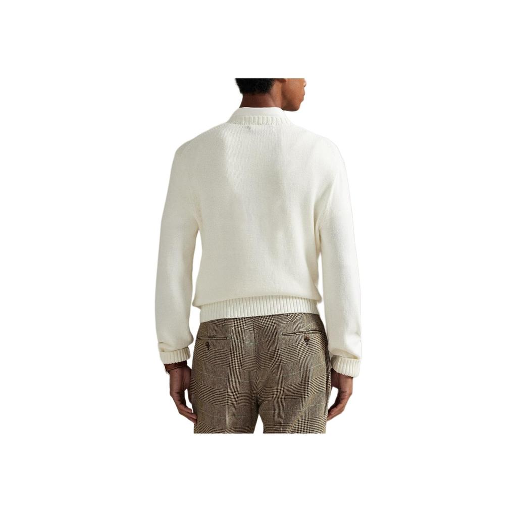 Polo Ralph Lauren Crew Neck Cotton Long Sleeve Knit Sweater Men sweater 710974752-001