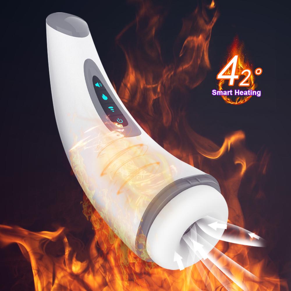 Men Automatic Masturbator Cup Male Suction Blowjob Stimulator Vagina Masturbation Vibrator Sex Toys