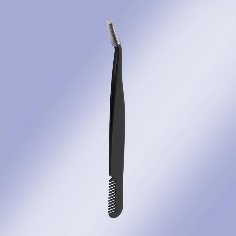 Wearable Mascara Applicator with Comb & Stainless Steel Eyelash Tweezers