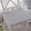 Solid Color Home Decoration Dining Chair Cushion Four Season Universal Plush Anti-slip Chair Mat Office Sedentary Soft Stool Pad