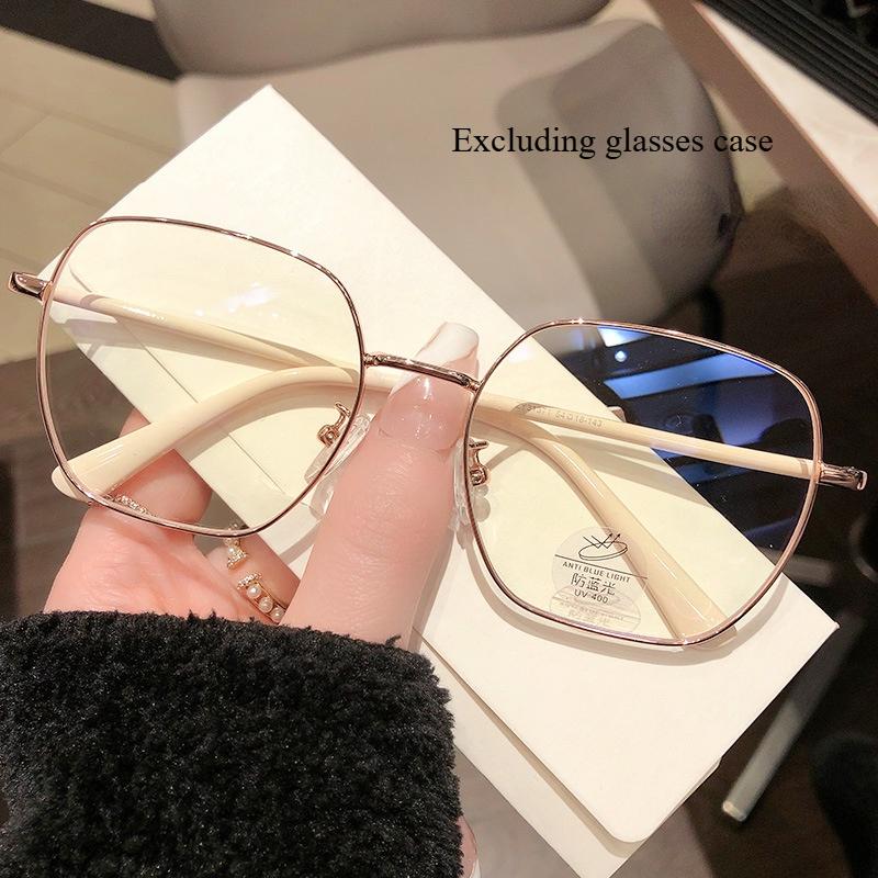 Anti Radiation Eye  Glasses For Women Men Fashion Anti Blue Light UV400  Aesthetic Glasses Unisex Glass