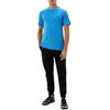 Adidas Sports Breathable V-Neck Casual Short Sleeve T-Shirt Men Tops Lake-Blue HB9199