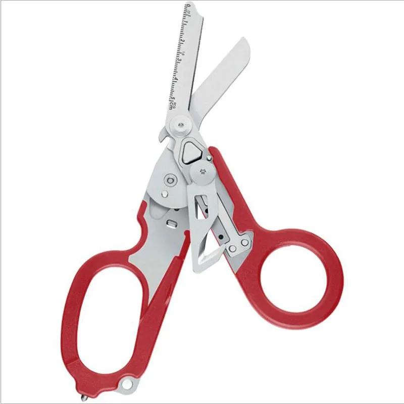 Raptor Emergency Response Shears Multifunctional Scissors with Strap Cutter and Glass Breaker with Compatible Holster