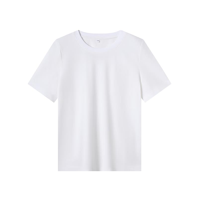 JZ Damen Kurzarm-T-Shirt aus reiner Baumwolle