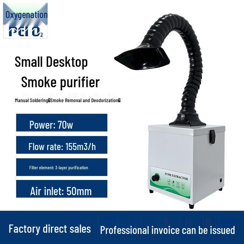 Compact Smoke Purifier & Absorber for Soldering, Welding & Laser Marking