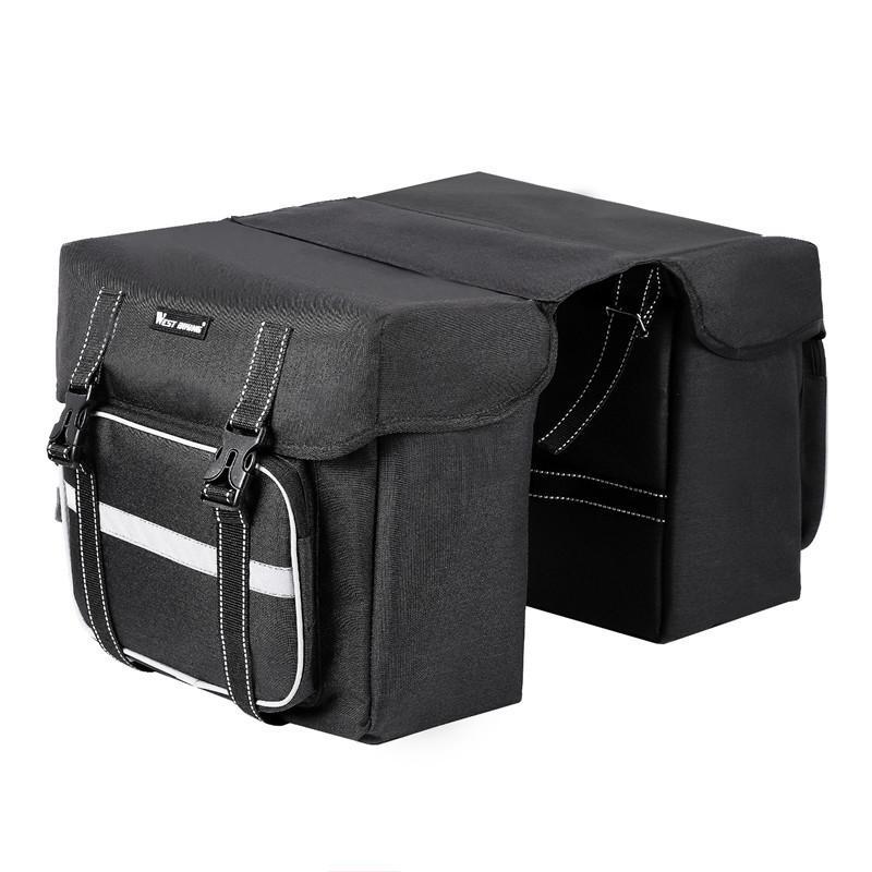 Bicycle Rear Rack Saddle Bag Large Capacity Double Side Waterproof Mountain Bike Trunk Bag Multifunctional Cycling Storage Pannier