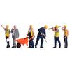 Professional Craft Construction Team Figures 1:64 Scale Resin Art Accessories For Model Railroad And Displays