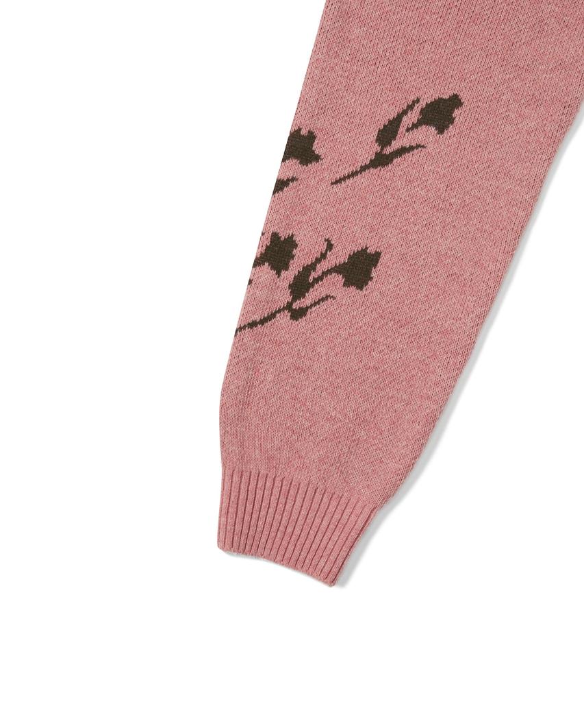 THISISNEVERTHAT Gd Iconography Knit Sweater Pink