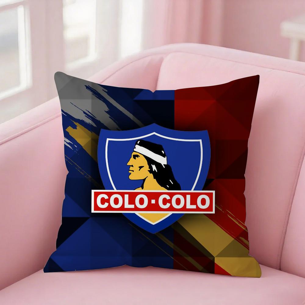Club S-Social Y D-Deportivo Colo Pillow Case Square Double-Sided Printing Short Plush Sofa Cushion Cover Bedroom Bedside Pillow