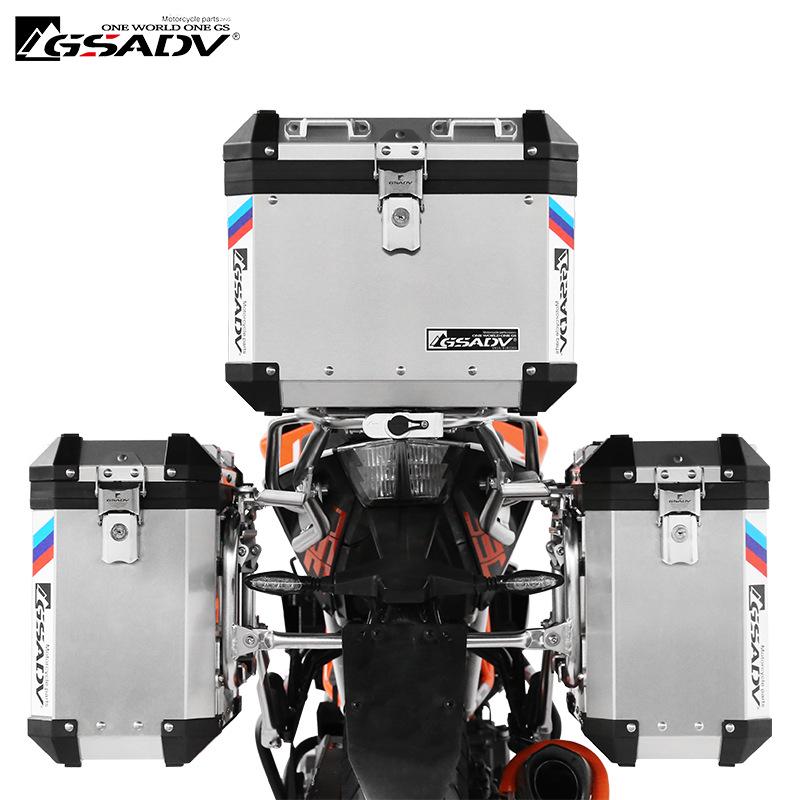 GSADV Crash Bar Bumper for KTM Duke 250/390 with Modified Top Box and Side Box Aluminum Alloy