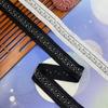 3yard Heavy Industry Rivet Lace Trim Ribbon Garment Decoration Applique Trimming Tape Sewing Fabric Material Accessories