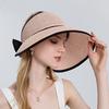 Summer Straw Wide Brim Sun Hat With Breathable Design For Women Outdoor Sunshade