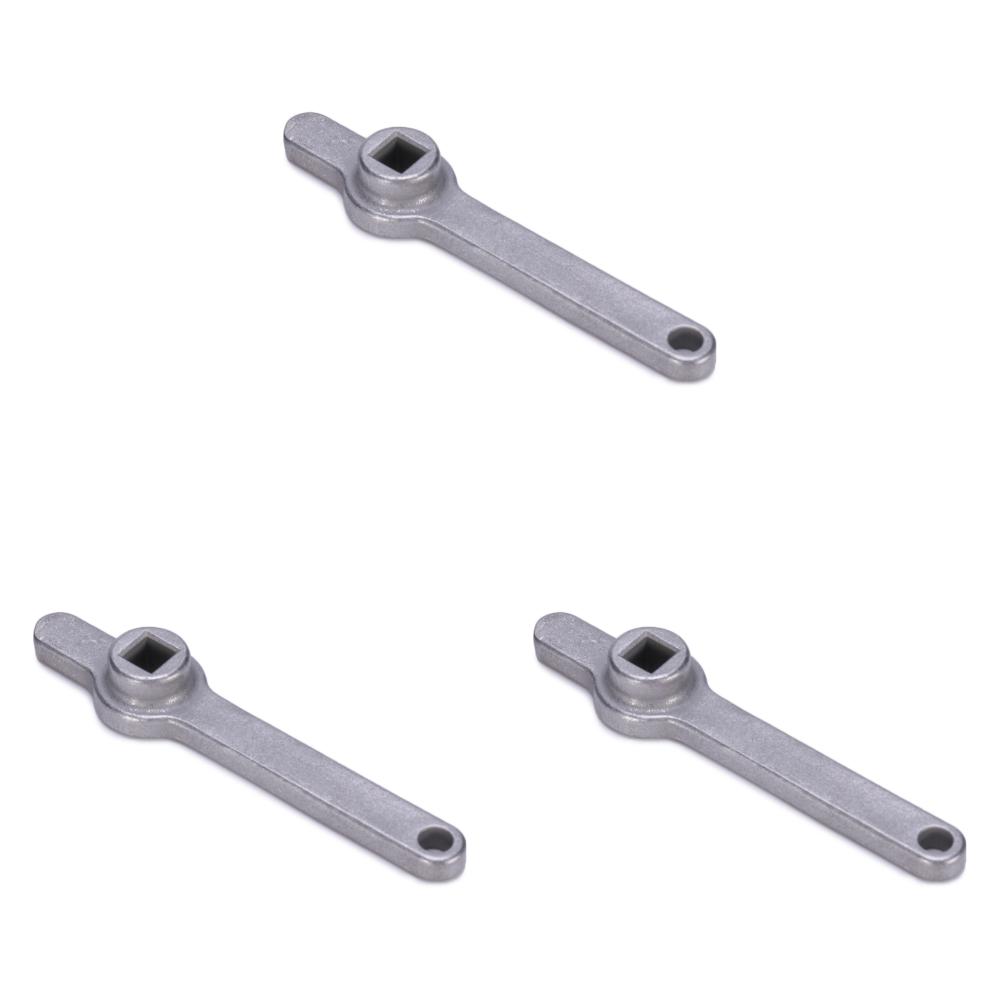 1-3Pcs Stainless Steel Radiator Valve Keys 5mm Hole Core Metal Heating Cross Keys Portable Heating Cross Keys Wrench Repair Tool